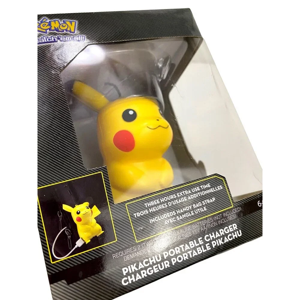 Pokemon Pikachu Universal USB Portable Phone Charger Gift ThinkGeek Battery Pack